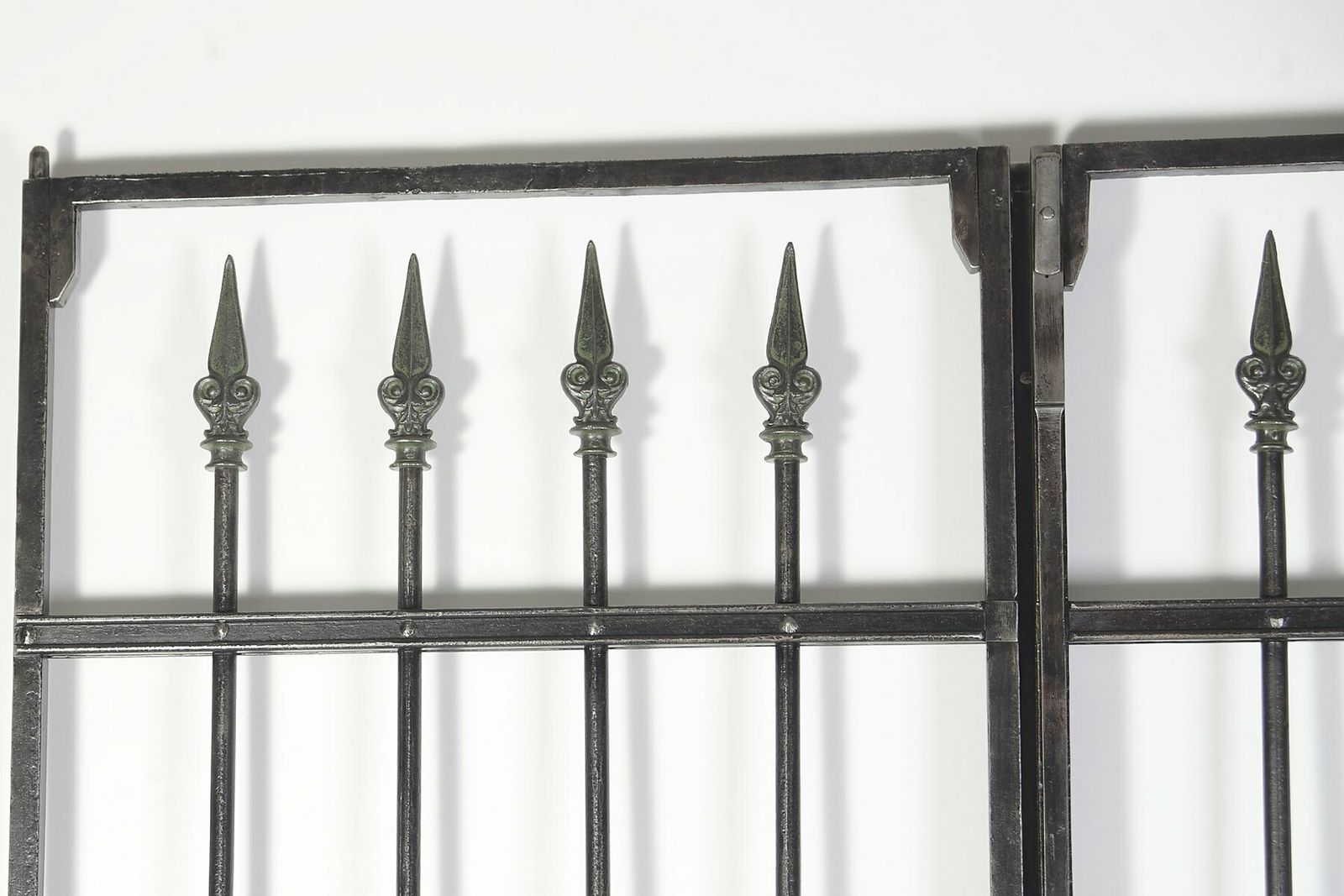 Antique Iron Wrought Double Doors, Bohemia, 1880s photo 3600.0