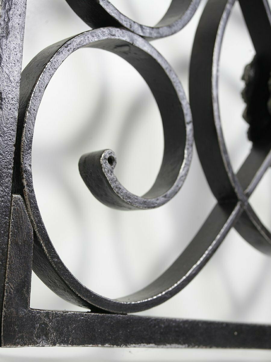 photo furniture Antique Iron Wrought Double Doors, Bohemia, 1880s