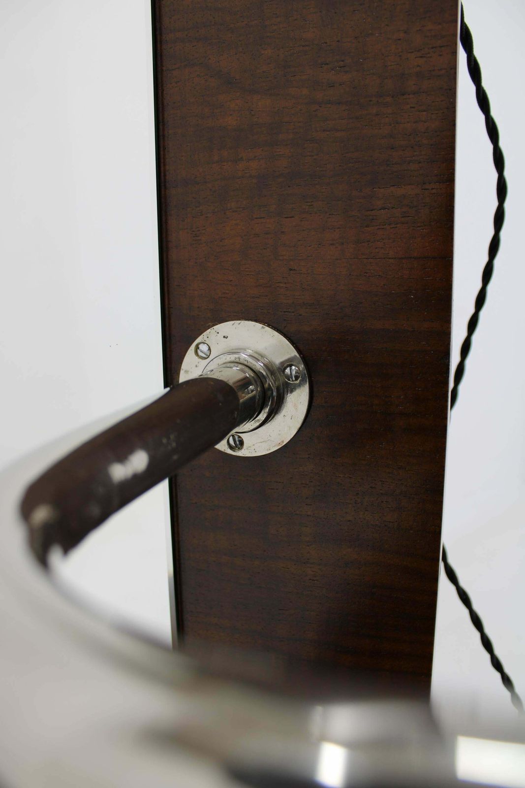 photo buy 1930s Art Deco Toilet Cabinet With Mirror In Walnut, Czechoslovakia