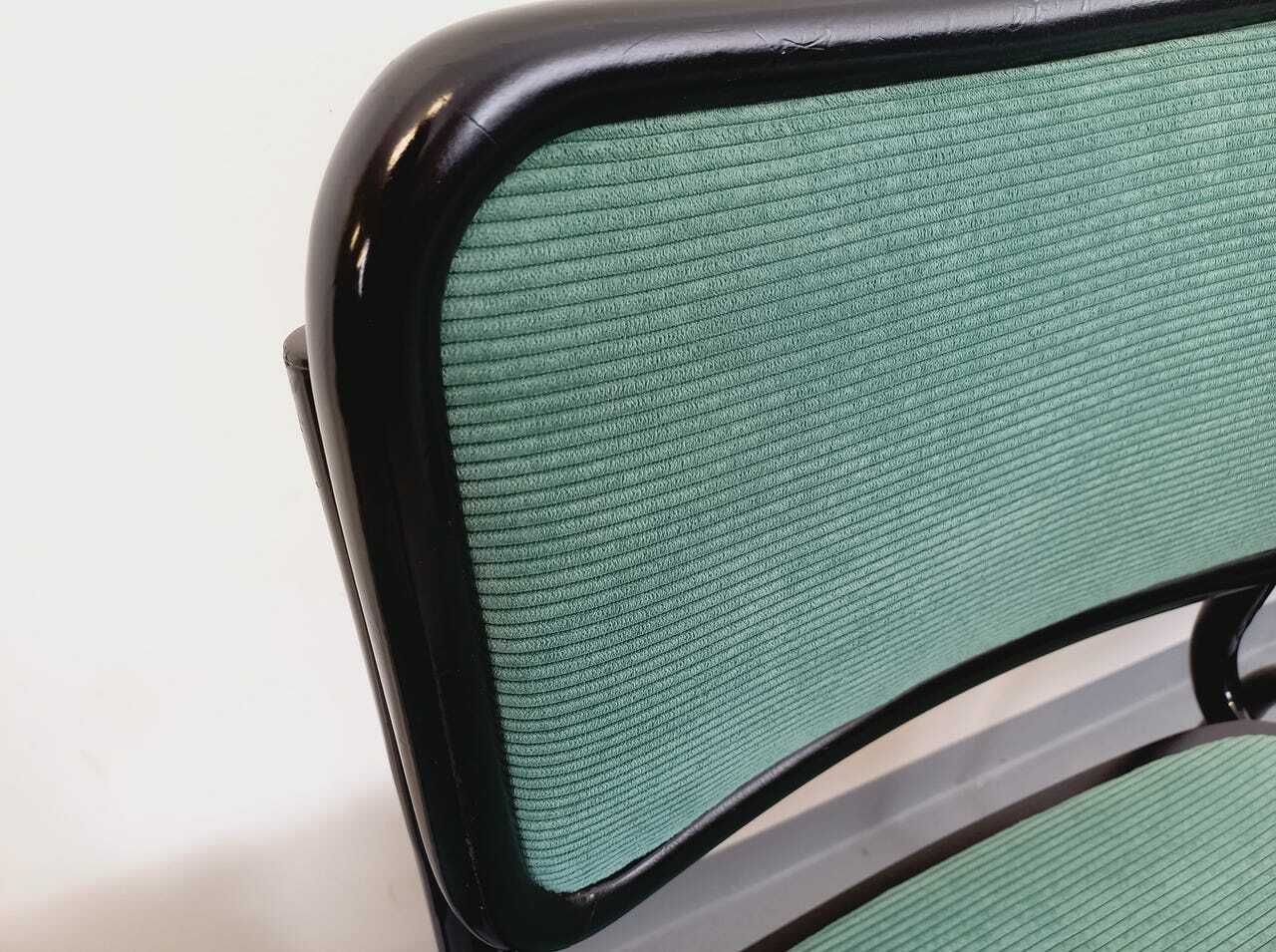 New | 4 Marcel Breuer Cesca B32 Chairs In Metal And Fabric photo vinterior