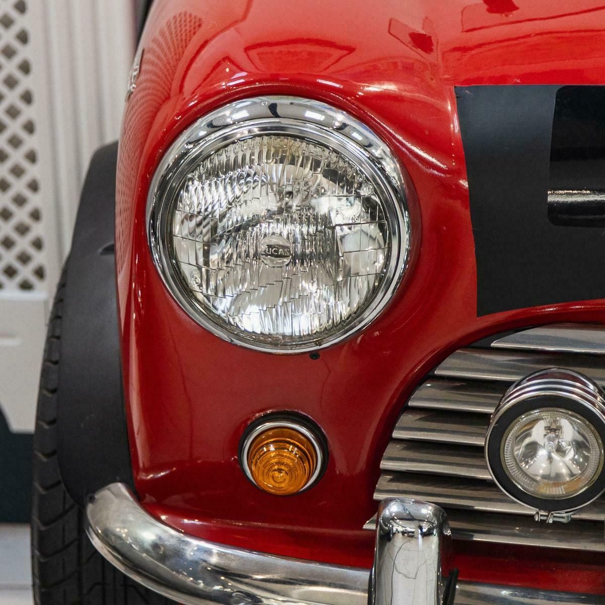 photo vintage 1964 Monte Carlo Rally Replica Mini Front End In The Form Of A Desk
