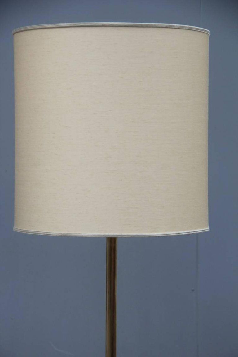 photo buy Floor Lamp From The 1940s Engraved Glass And Brass Parts