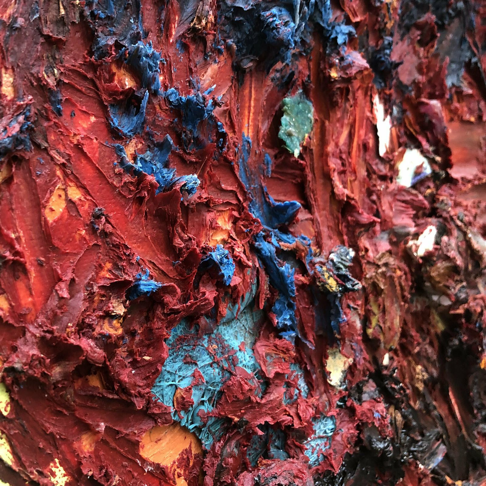Intense Contemporary Abstract Painting: Rafal Zawistowski, “Pius Xi”, 2012 photo Art