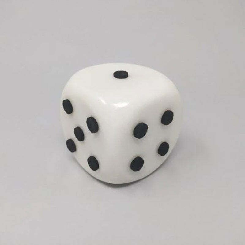 1970s Stunning Pair Of Big Italian Marble Dices. Made In Italy photo 231.0