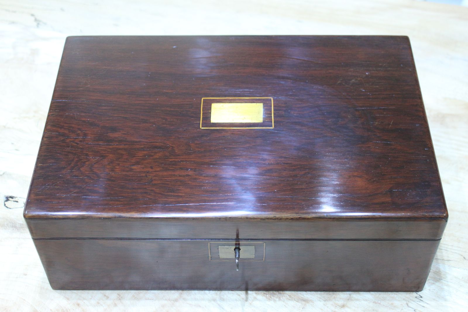 An Early Victorian Rosewood Writing Slope photo 298.35