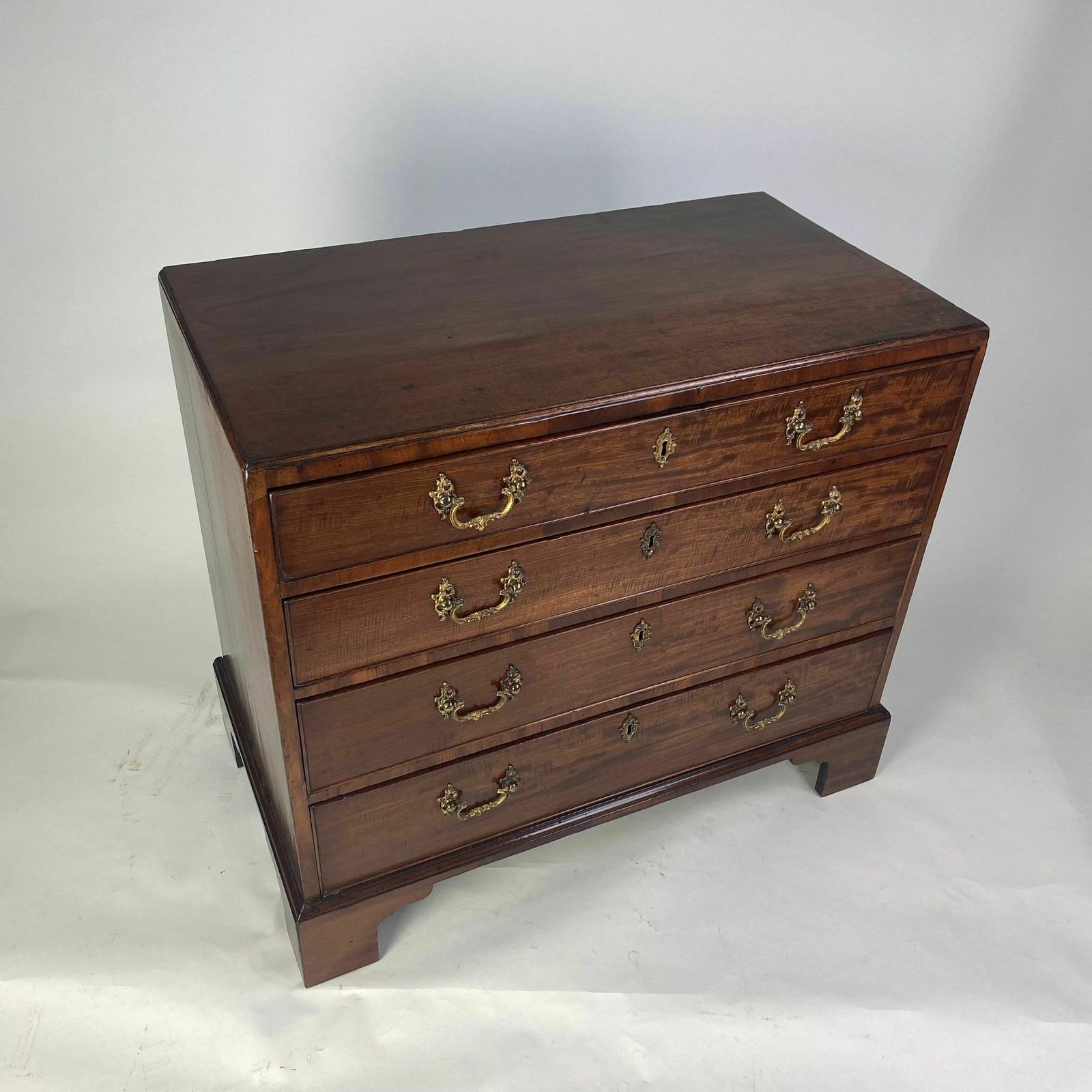Small Chippendale Period Mahogany Chest Of Drawers photo for sale