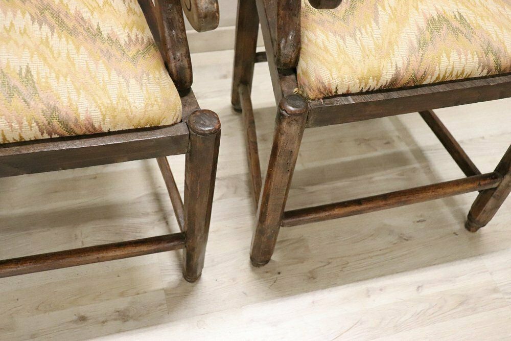 Armchairs In Walnut, 18th Century, Set Of 2 photo buy