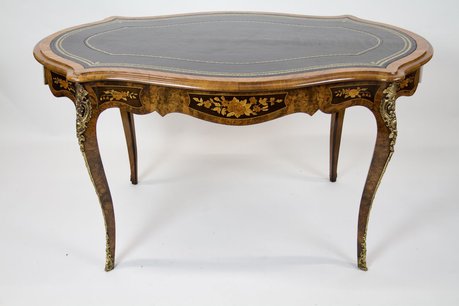 Fine C19th  French Kingwood & Marquetry Bureau Plat photo 1500.0