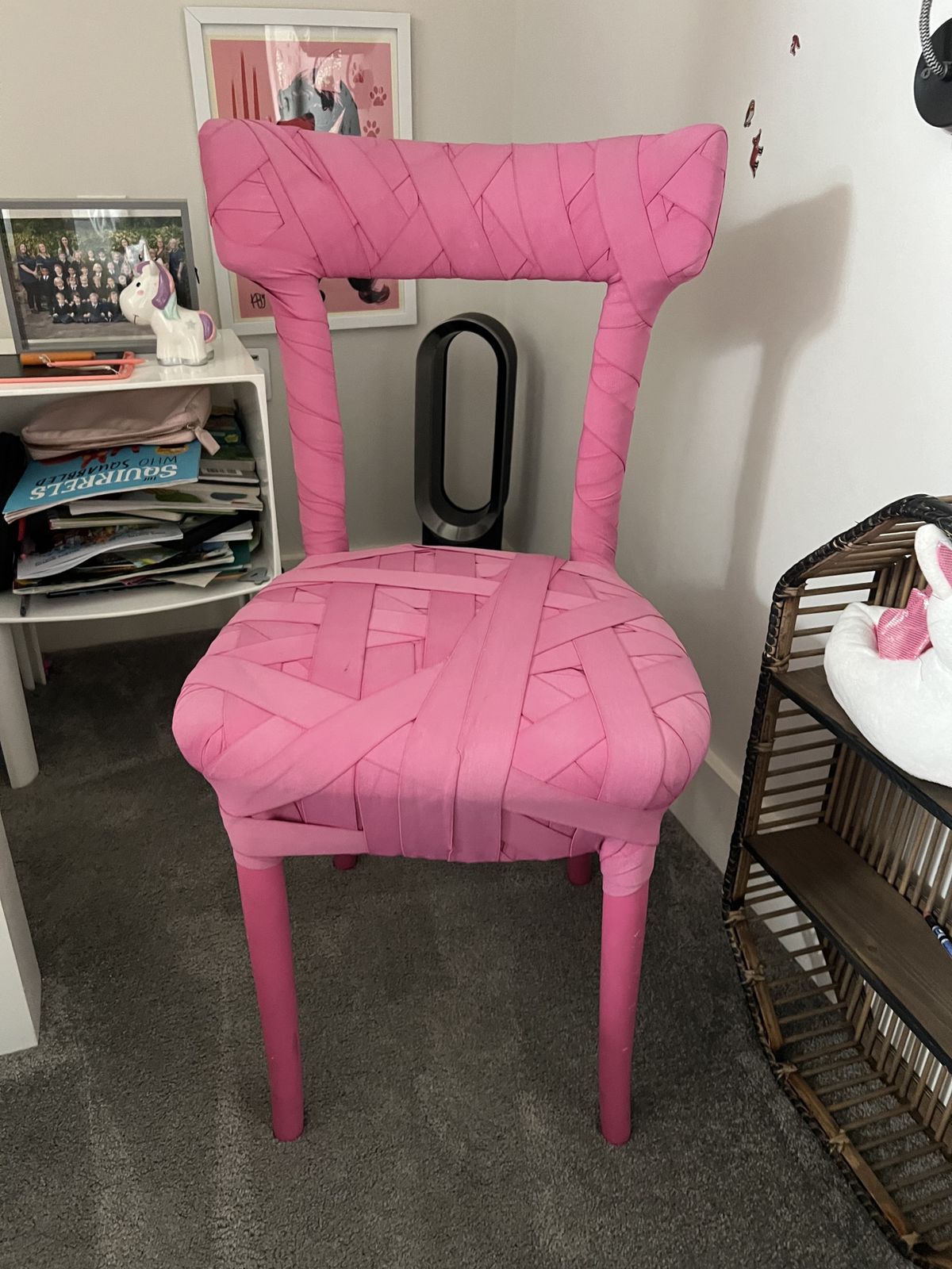 Peter Traag For Edra "Mummy" Chair In Pink