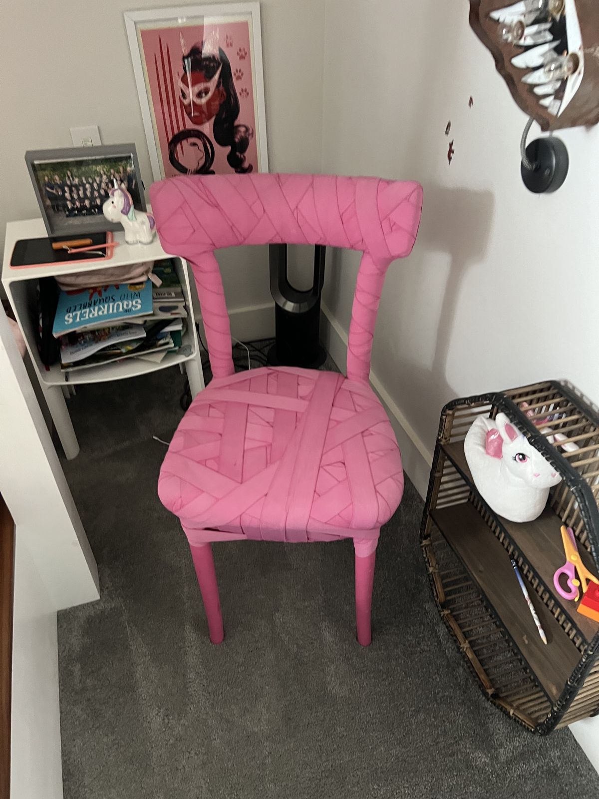 Peter Traag For Edra "Mummy" Chair In Pink photo for sale