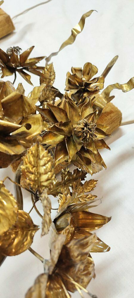 photo for sale Brass Wall Lamps, France, 1960s, Set Of 2