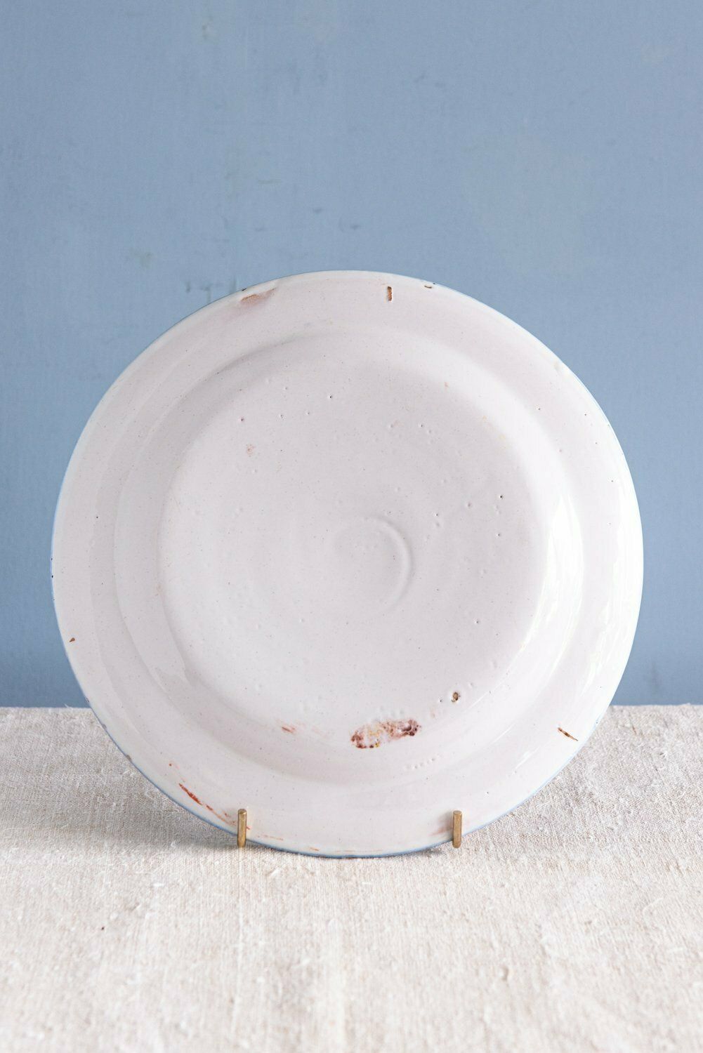 Saint Clement Faience, Pair Of Floral Plates, Early 19th Century photo buy