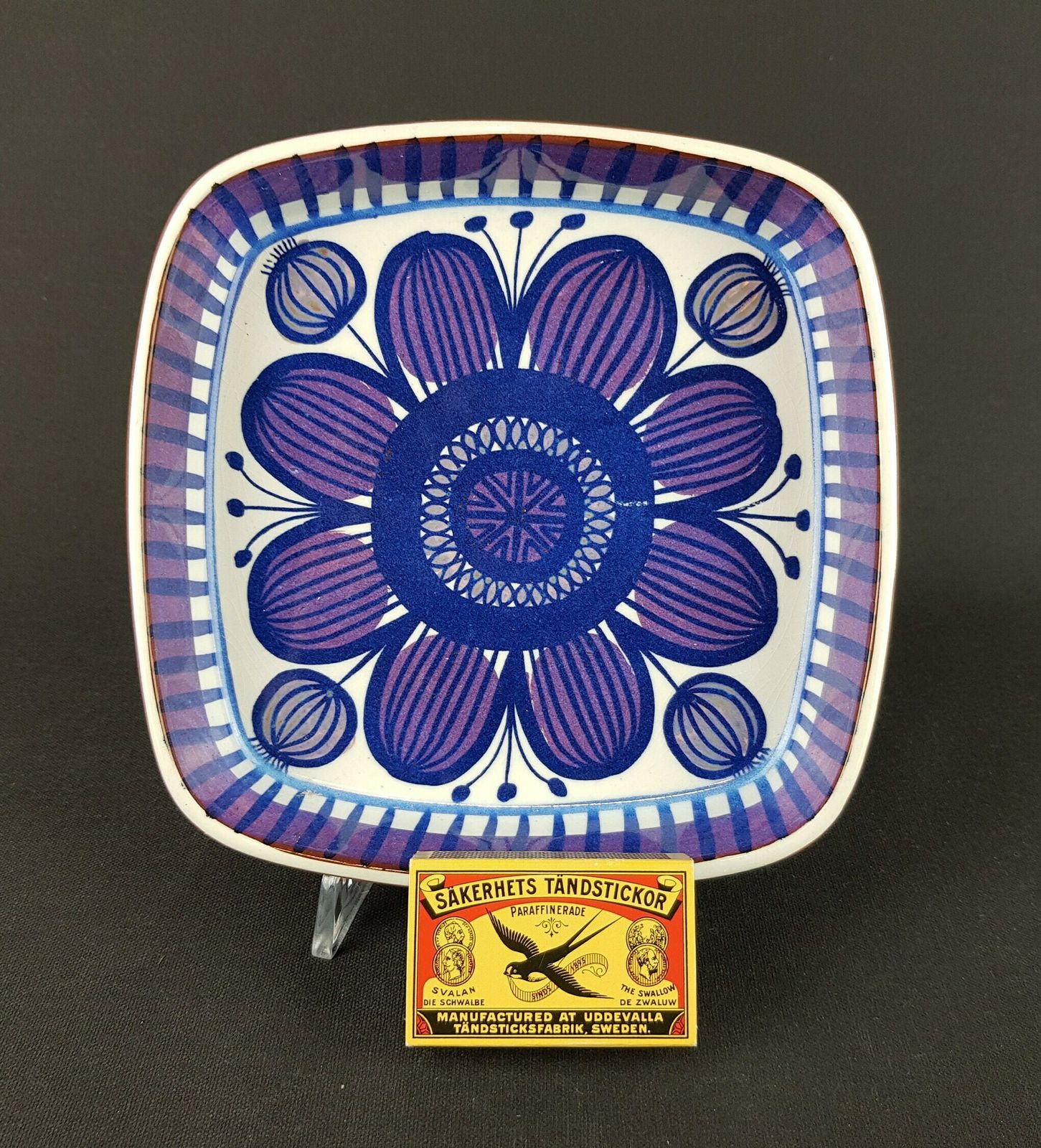 Vintage Royal Copenhagen Purple Bowl From The Fajance Series 167 2883 By Beth Breyen From Denmark 1970s photo furniture