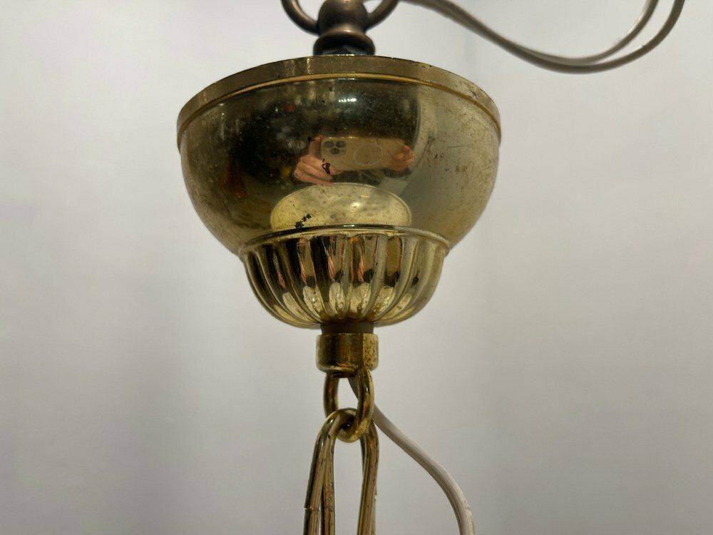 2659.0 Large Murano Glass Tube Chandelier, 1980s photo