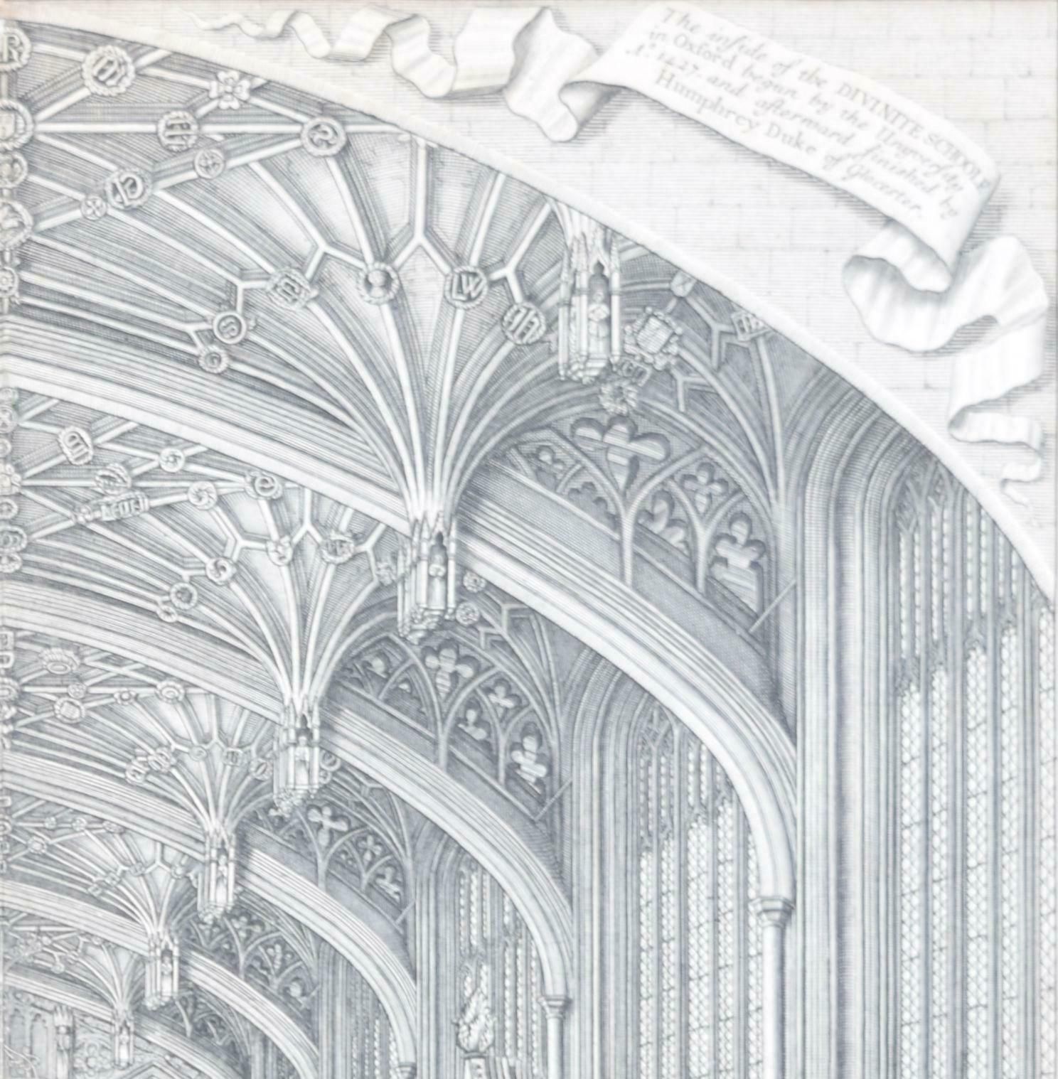 David Loggan The Divinity School, University Of Oxford David Loggan 1675 Engraving 1675 photo for sale
