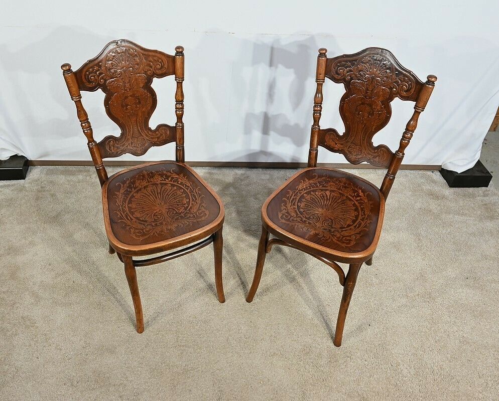 Pair Of Chairs N°67 By Jacob & Josef Kohn – 1900