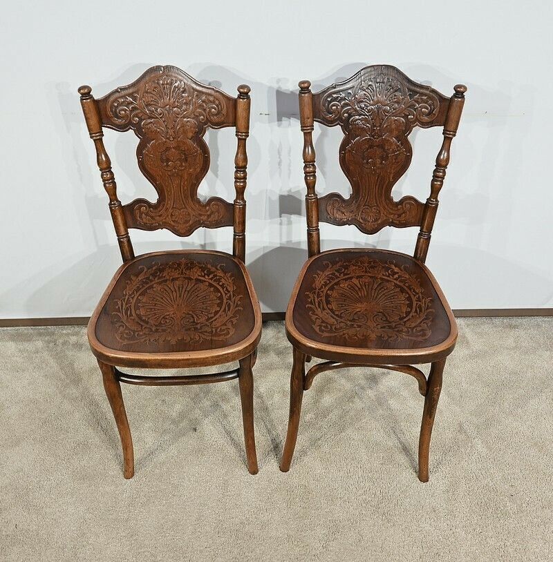 Pair Of Chairs N°67 By Jacob & Josef Kohn – 1900 photo furniture