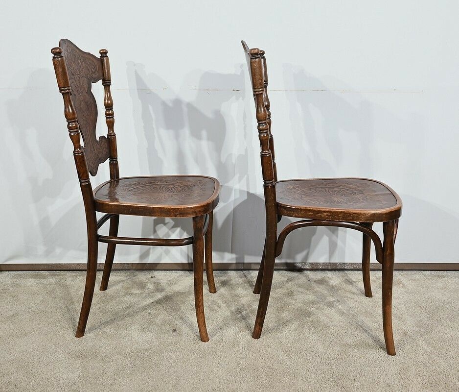 Pair Of Chairs N°67 By Jacob & Josef Kohn – 1900 photo for sale