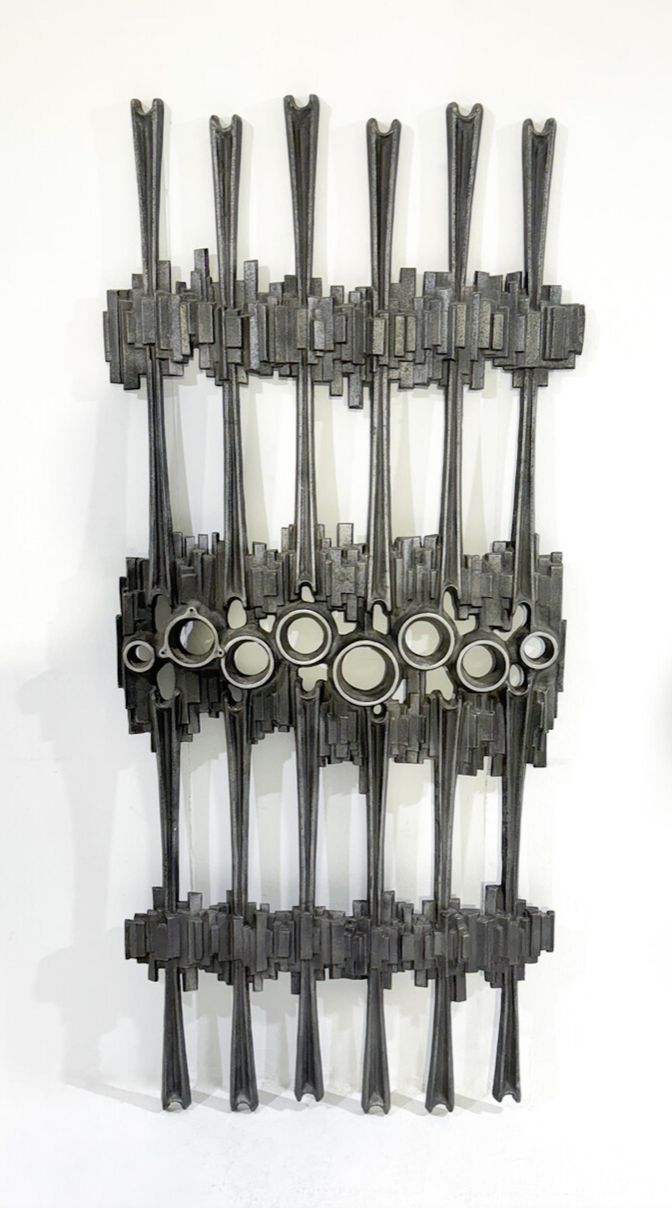 Mid Century Modern Wrought Iron Wall Decoration photo furniture