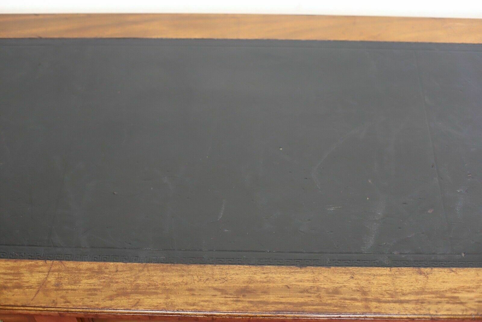 photo for sale Fine French Empire Style Mahogany Twin Pedestal Desk