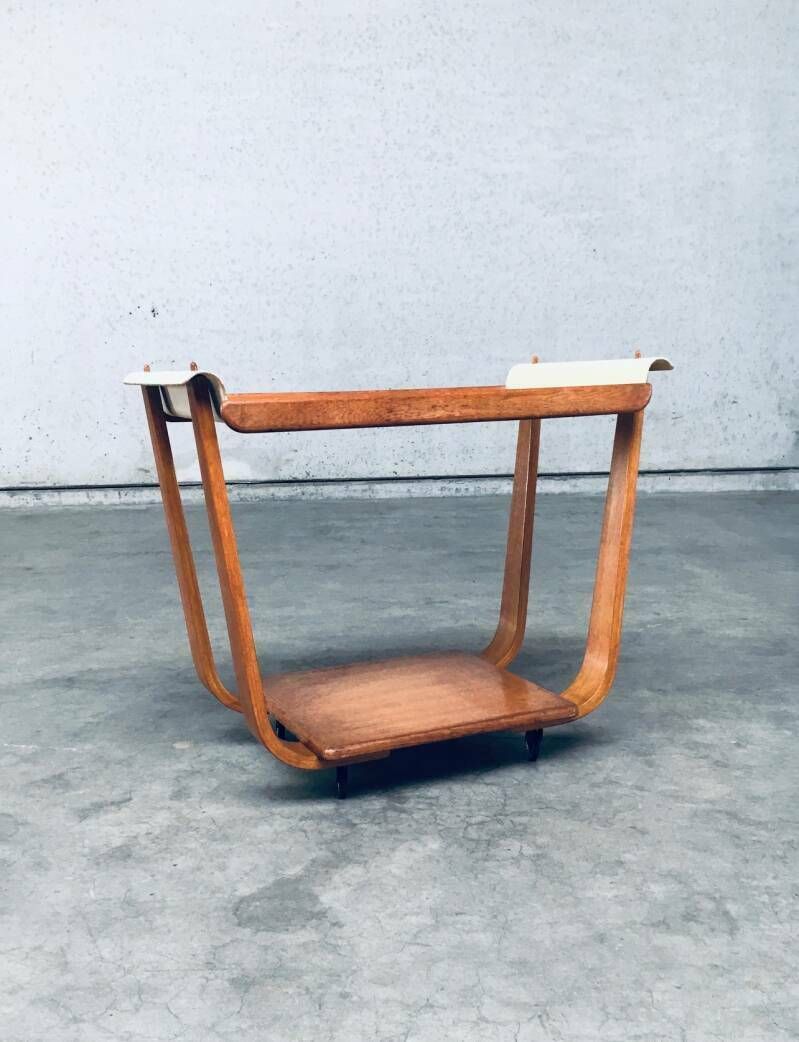 1950's "Rolo" Pb31 Tea Trolley By Cees Braakman For Pastoe photo Furniture