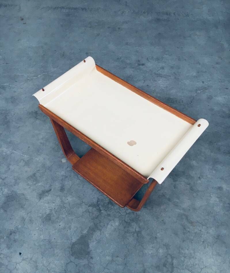 photo vinterior 1950's "Rolo" Pb31 Tea Trolley By Cees Braakman For Pastoe
