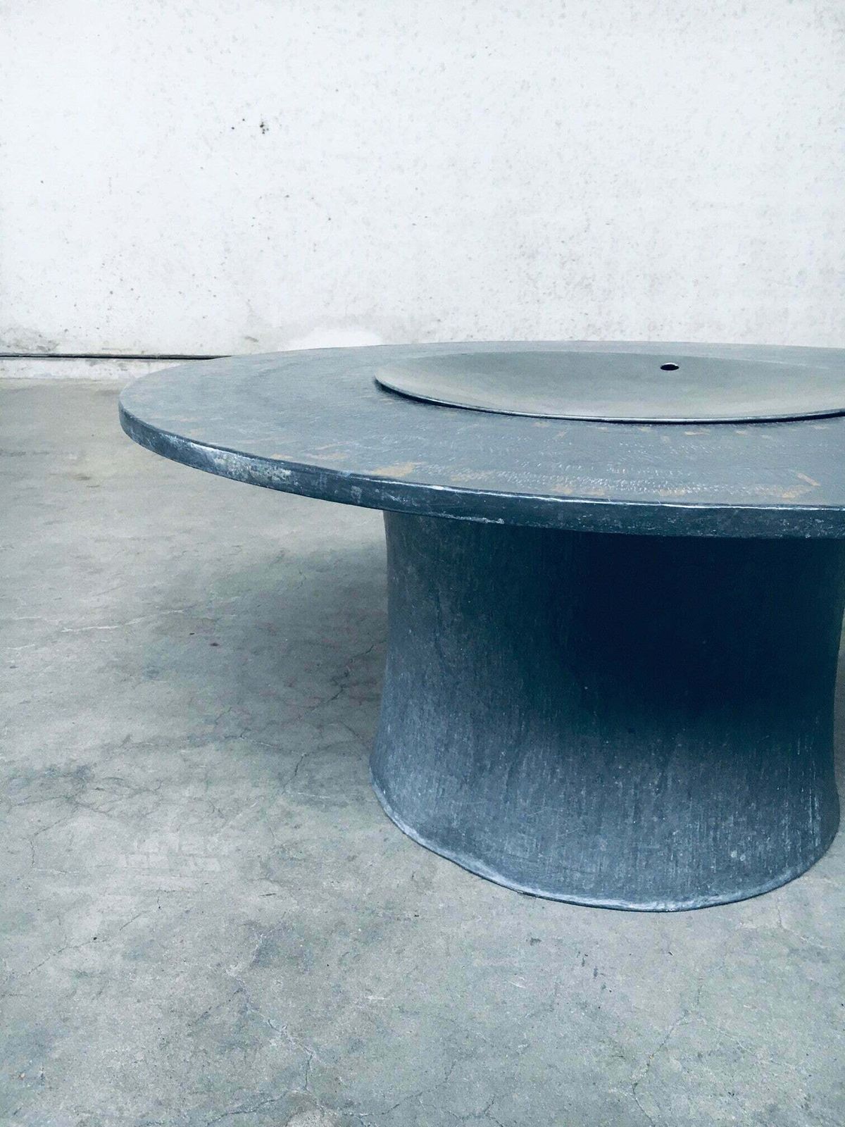 photo for sale Handmade Folk Art Bar Coffee Table, India 1970's