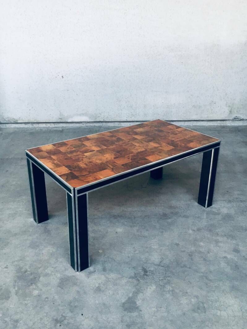 photo furniture Italian Design Impressive Dining Table By Willy Rizzo For Mario Sabot, 1970's
