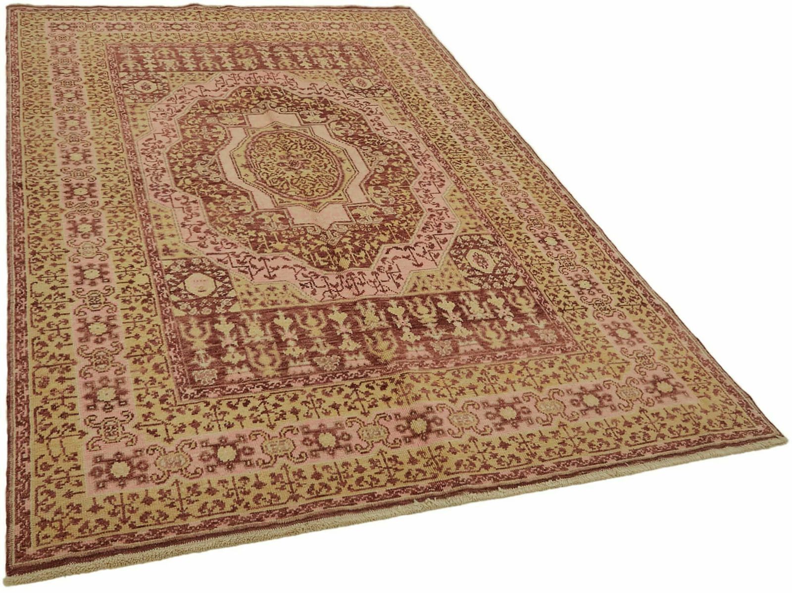 5x8 Beige Oushak Vloerkleed   44459, 2010s photo furniture