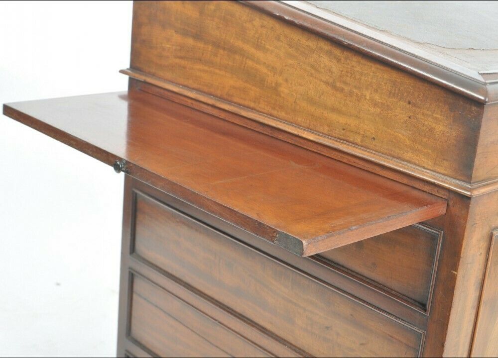 A William IV Mahogany Sliding Top Davenport photo vinterior