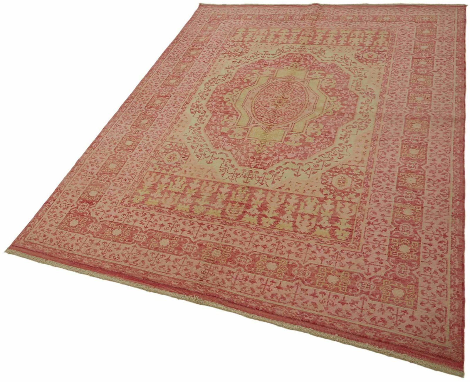 5x7 Red Oushak Rug, Oriental photo vinterior