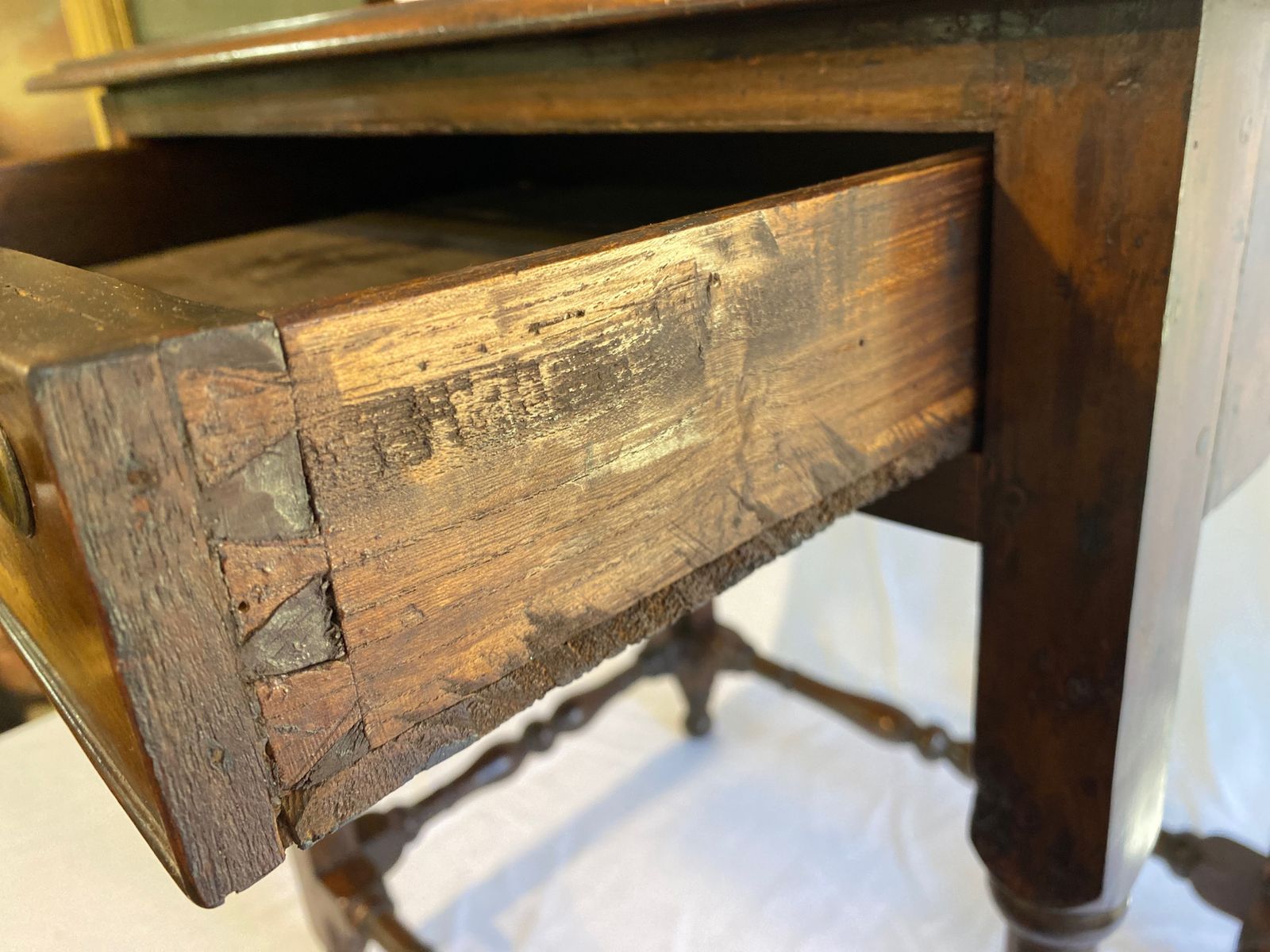 Mid 18th Century Walnut Dresser Base photo for sale