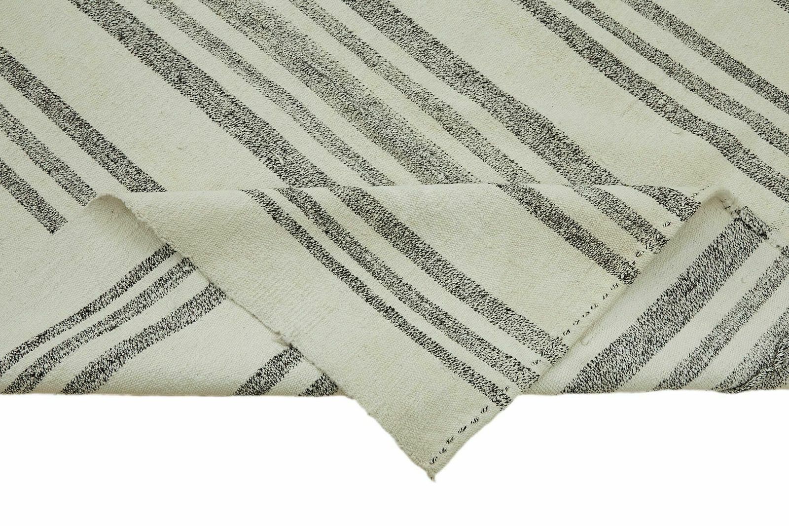 7x12 Beige Hemp Kilim Rug, Oriental photo vinterior