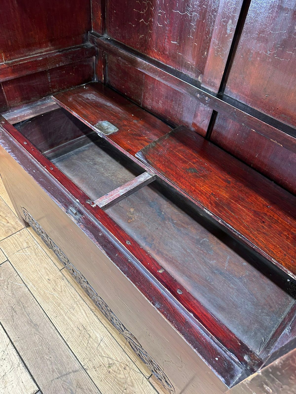 Antique Chinese Open Cabinet   Antique Display   Red Wedding Cabinet   Bookcase photo buy