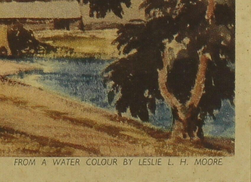Print From A Watercolour By Leslie L H Moore. Horstead Mill, River Bure, Norfolk photo for sale