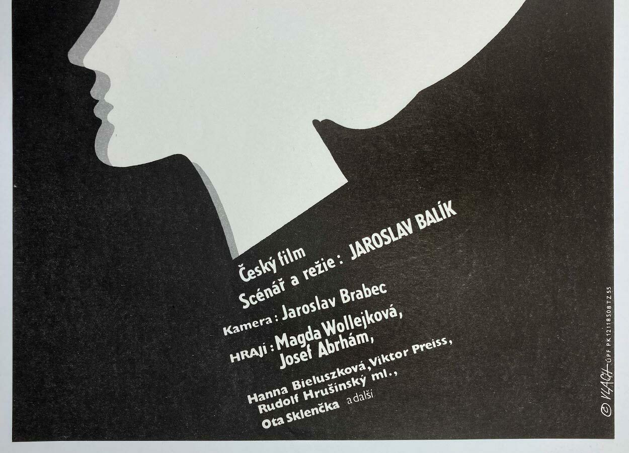 Movie Poster, Experiment Eva, Zdeněk Vlach, 1986 photo vinterior
