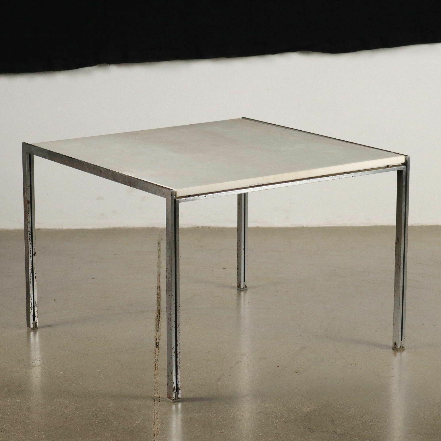 Vintage 1960s Table By Ross Littel For Icf Steel Italy photo furniture