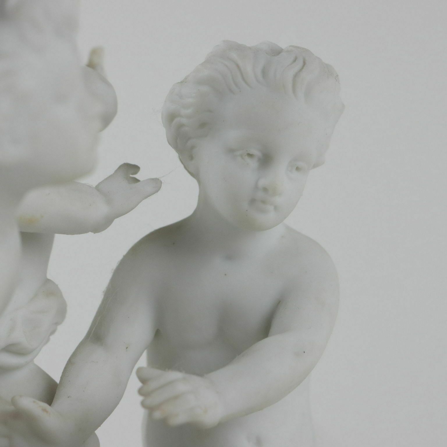Ancient Sculptures Of Angels Mid XX Century Sèvres Biscuit photo vinterior