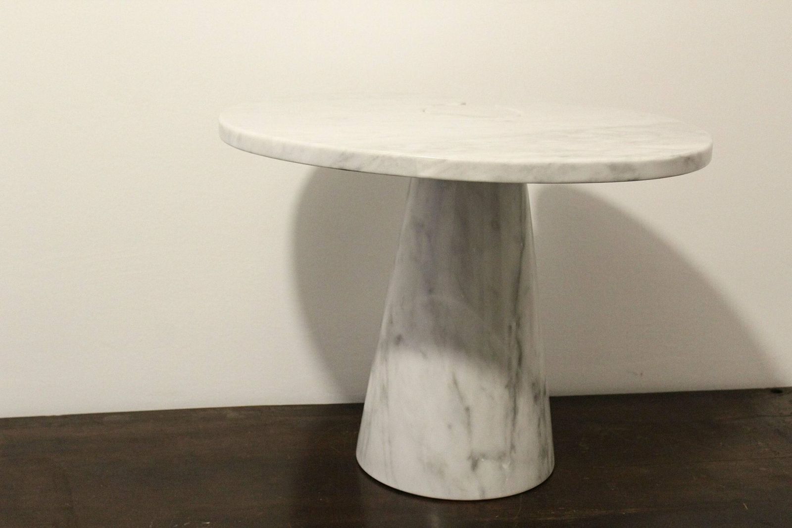 Italian White Carrara Marble Eros Coffee Table By Angelo Mangiarotti, 1970s, Set Of 2
