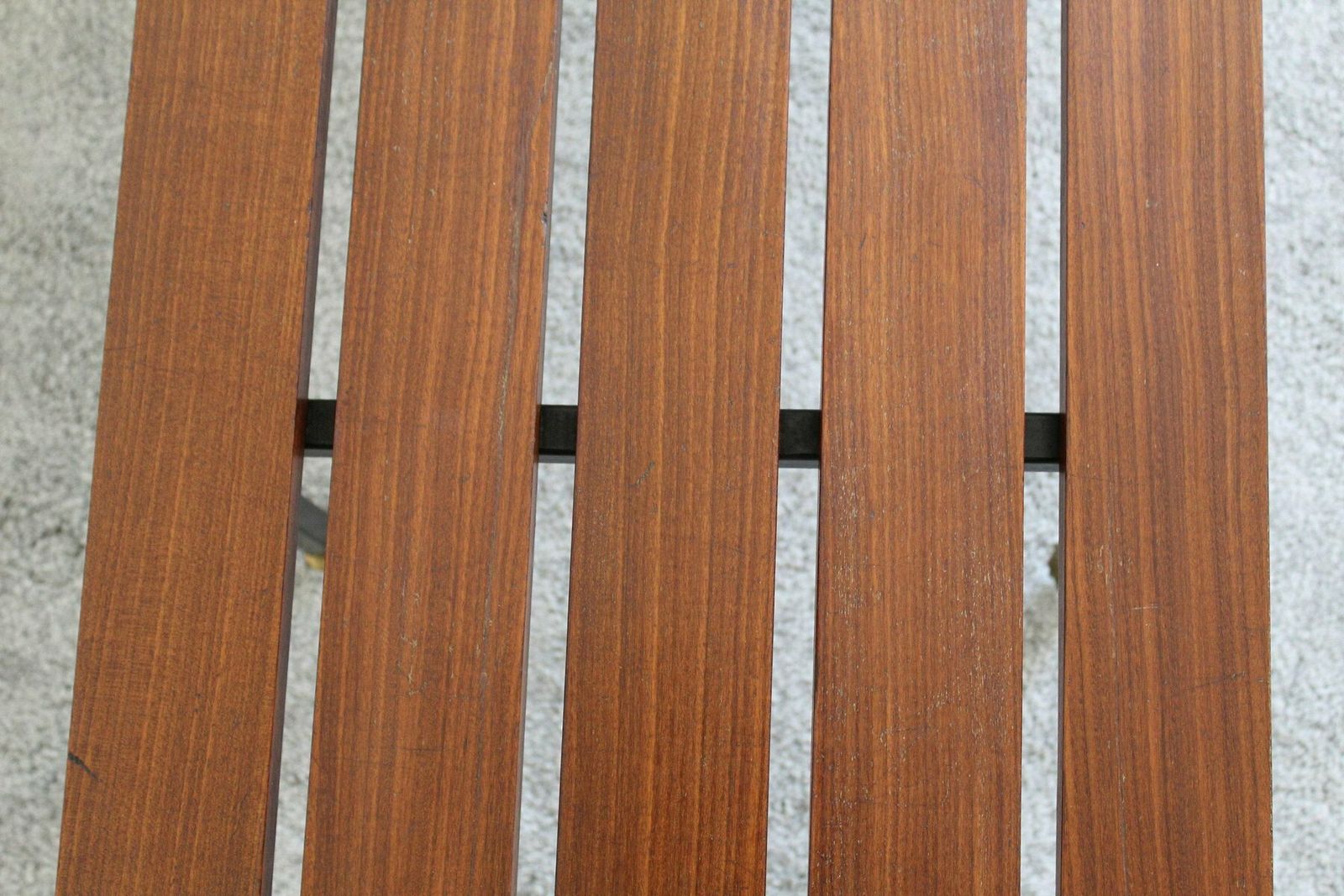 Bench In Rosewood And Metal, Italy, 1970s photo 868.0