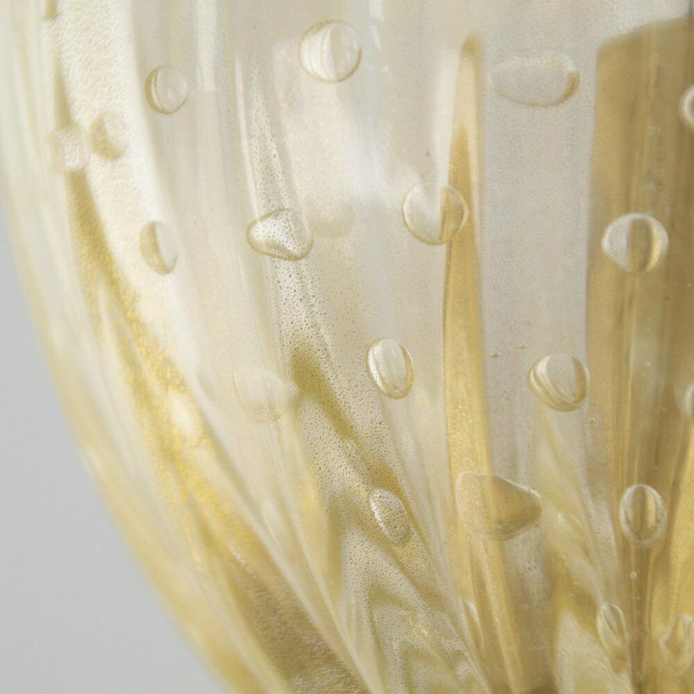 Wall Lamps In Crystal Colored Murano Glass And Golden Decorations, Blown Glass And Artistic Decorations, 1990s, Set Of 2 photo buy