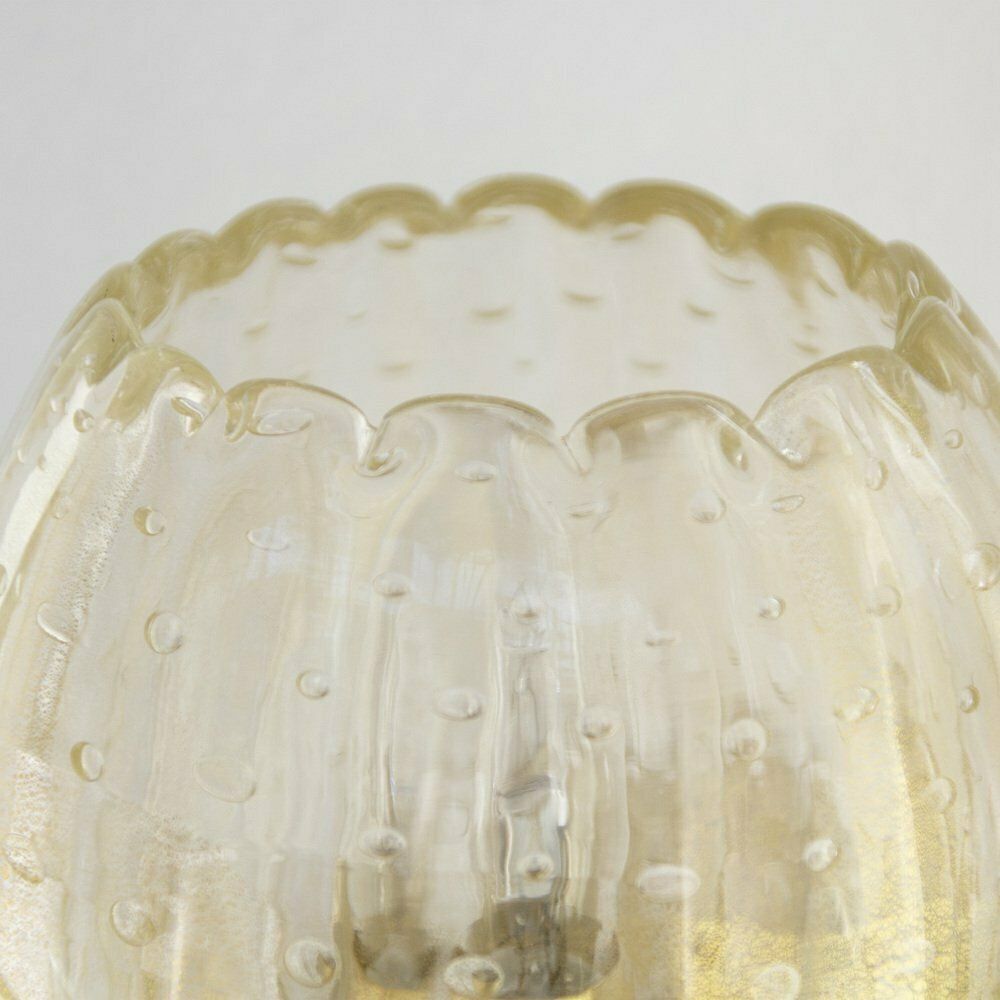 Wall Lamps In Crystal Colored Murano Glass And Golden Decorations, Blown Glass And Artistic Decorations, 1990s, Set Of 2 photo vintage
