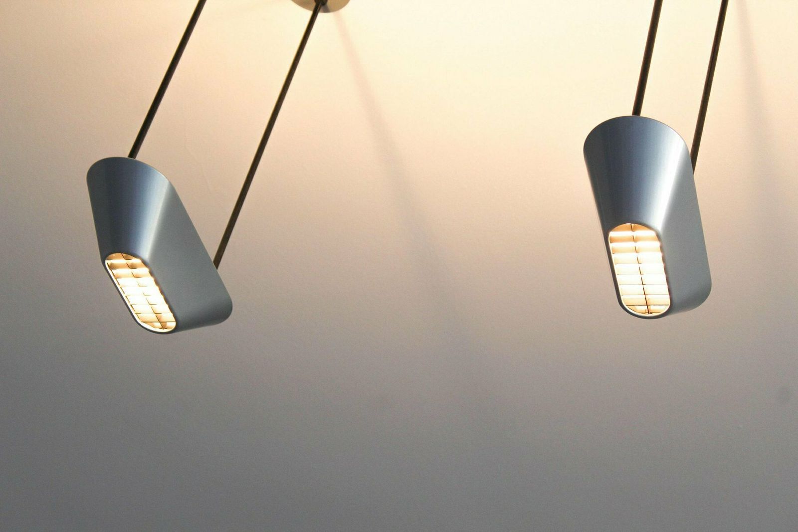 Italian Sidone Ceiling Lamps By De Pas, Durbino & Lomazzi For Artemide, 1980s, Set Of 2 photo vinterior