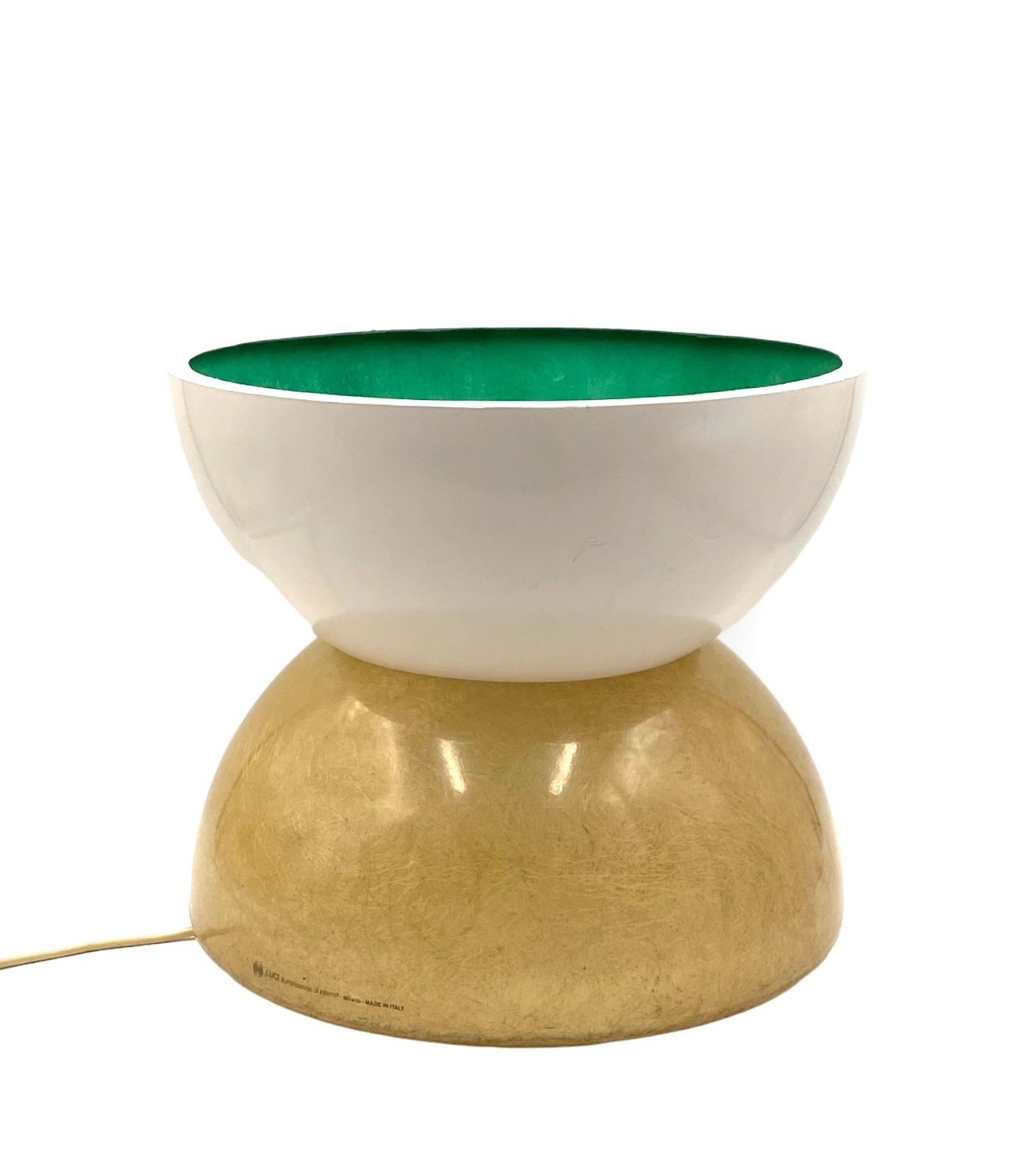 photo furniture Planter / Pot Fiberglass Lamp, Luci Milano Italy, 1970s