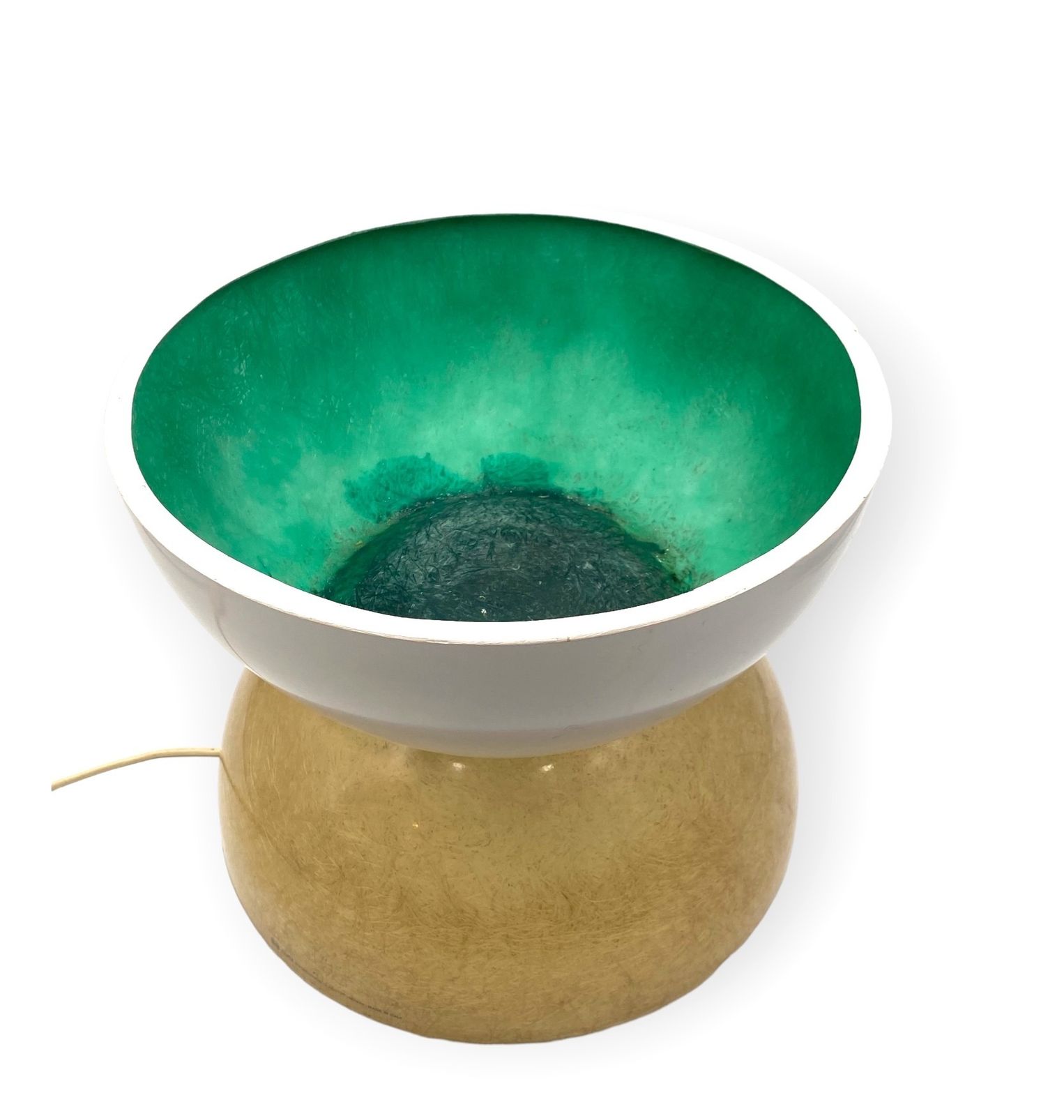 Lighting Planter / Pot Fiberglass Lamp, Luci Milano Italy, 1970s photo