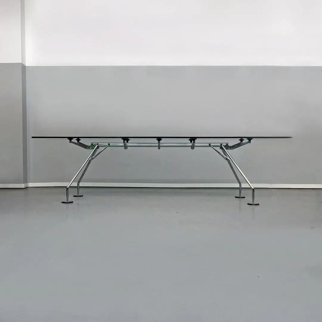Sir Norman Foster Original Tecno 1980s Mid Century Tables For Sale X4 Available photo for sale