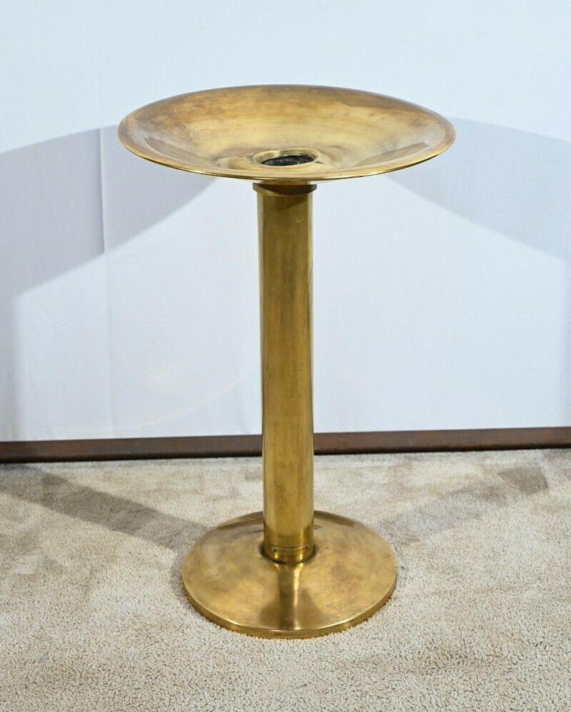 Brass Dentist's Spittoon, Lepori Frères Construction   Early 20th Century