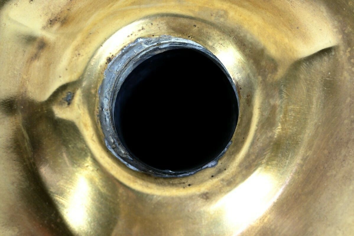 Brass Dentist's Spittoon, Lepori Frères Construction   Early 20th Century photo vinterior