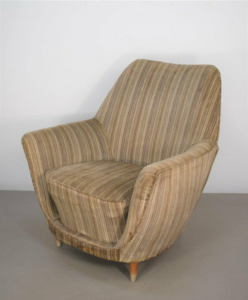 photo furniture Mid Century Italian Armchair, 1950s