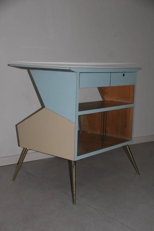 Desk Laminate, 1950 Italian Furniture Especially Gio Ponti Attributed photo vintage